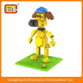 HOT sale yellow cartoon personnage building block brick toy